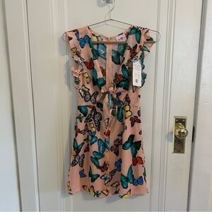 NWT Buddy Love Multicolor Butterfly Dress